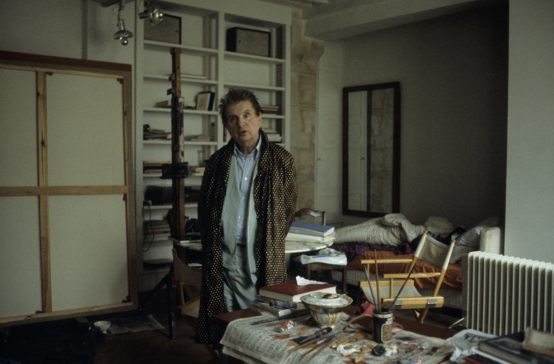 Francis Bacon in his studio in Paris | Francis Bacon