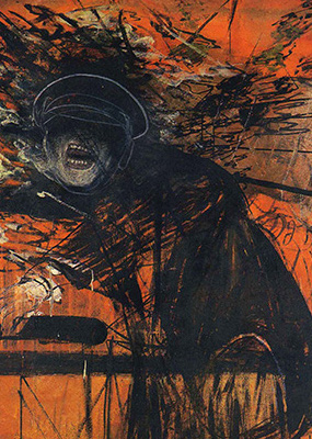Francis Bacon, Man in a Cap, c. 1945