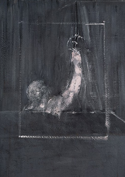 Francis Bacon, Man at Curtain, 1950