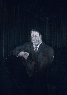 Francis Bacon, Man in Blue VI, 1954