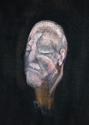 Francis Bacon, Study for Portrait I (after the Life Mask of William Blake), 1955