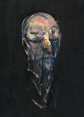 Francis Bacon, Study for Portrait IV (after the Life Mask of William Blake), 1955