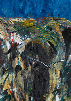 Francis Bacon, Figure in Mountain Landscape, 1956