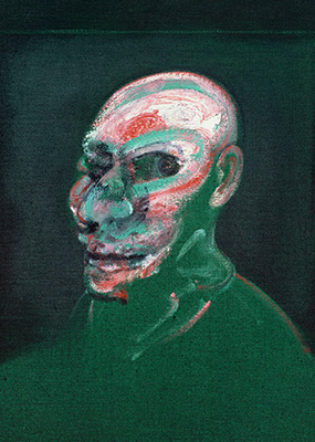 Francis Bacon, Head of Man - Study of Drawing by Van Gogh, 1959