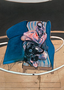 Francis Bacon, Study for Portrait on Folding Bed, 1963