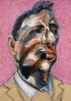 Francis Bacon, Three Studies for Portrait of George Dyer (on pink ground), 1964