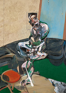 Francis Bacon, Portrait of George Dyer Staring at Blind-Cord, 1966