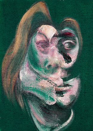 Francis Bacon, Study for Head of Isabel Rawsthorne; Study for Head of George Dyer, 1967
