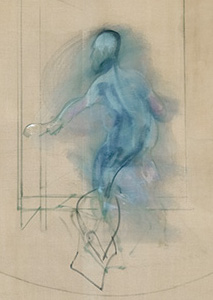 Francis Bacon, 'Figure Opening Door', c.1968