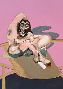 Francis Bacon, Study of Nude with Figure in a Mirror, 1969