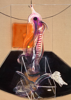 Francis Bacon, Carcass of Meat and Bird of Prey, 1980