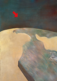 Francis Bacon, A Piece of Waste Land, 1982