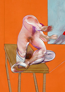 Francis Bacon, Study from the Human Body - Figure in Movement, 1982