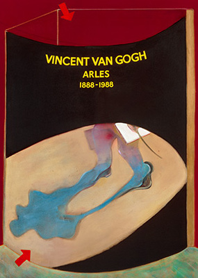 Francis Bacon, Poster for the 1988 Van Gogh Exhibition in Arles, 1985