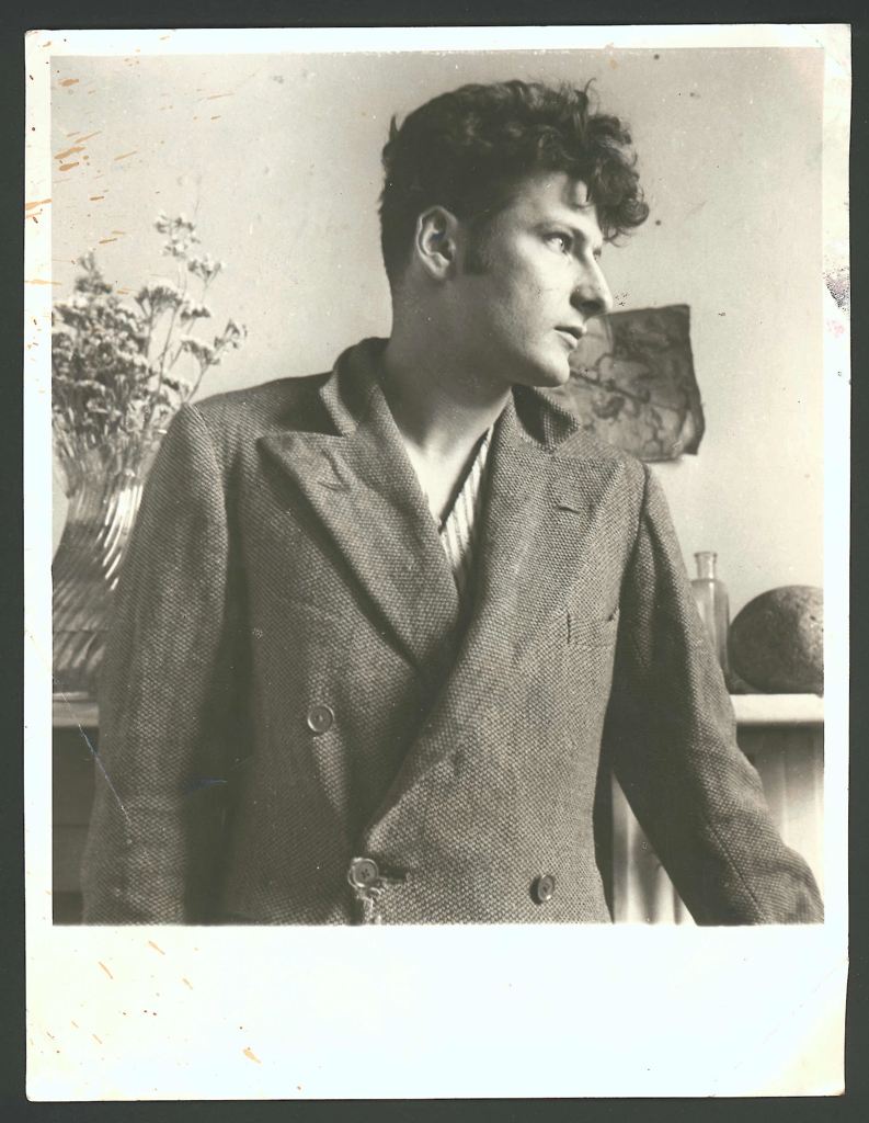 Bacon studio material, unknown photographer, Lucian Freud, c.1950s. 