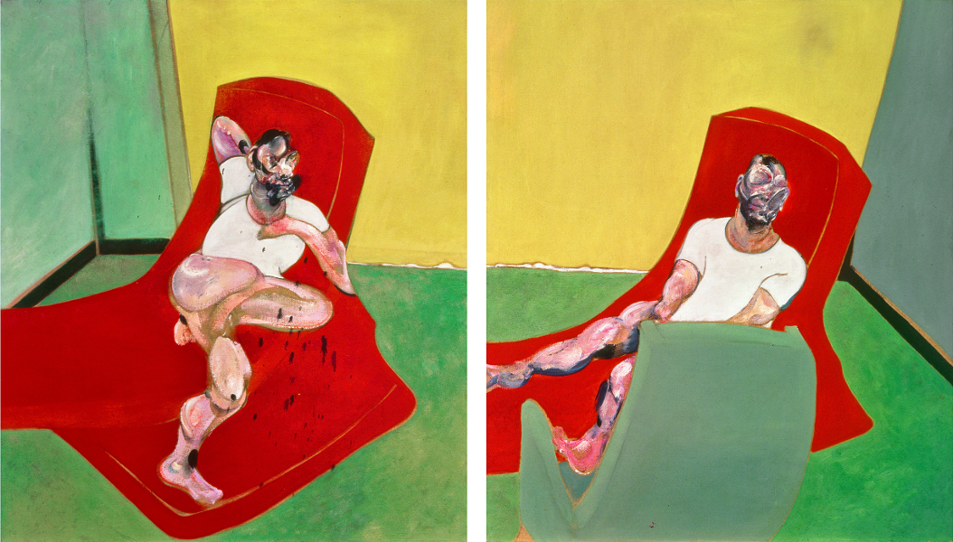 Decorative image: Francis Bacon's Double Portrait of Lucian Freud and Frank Auerbach, 1964.
