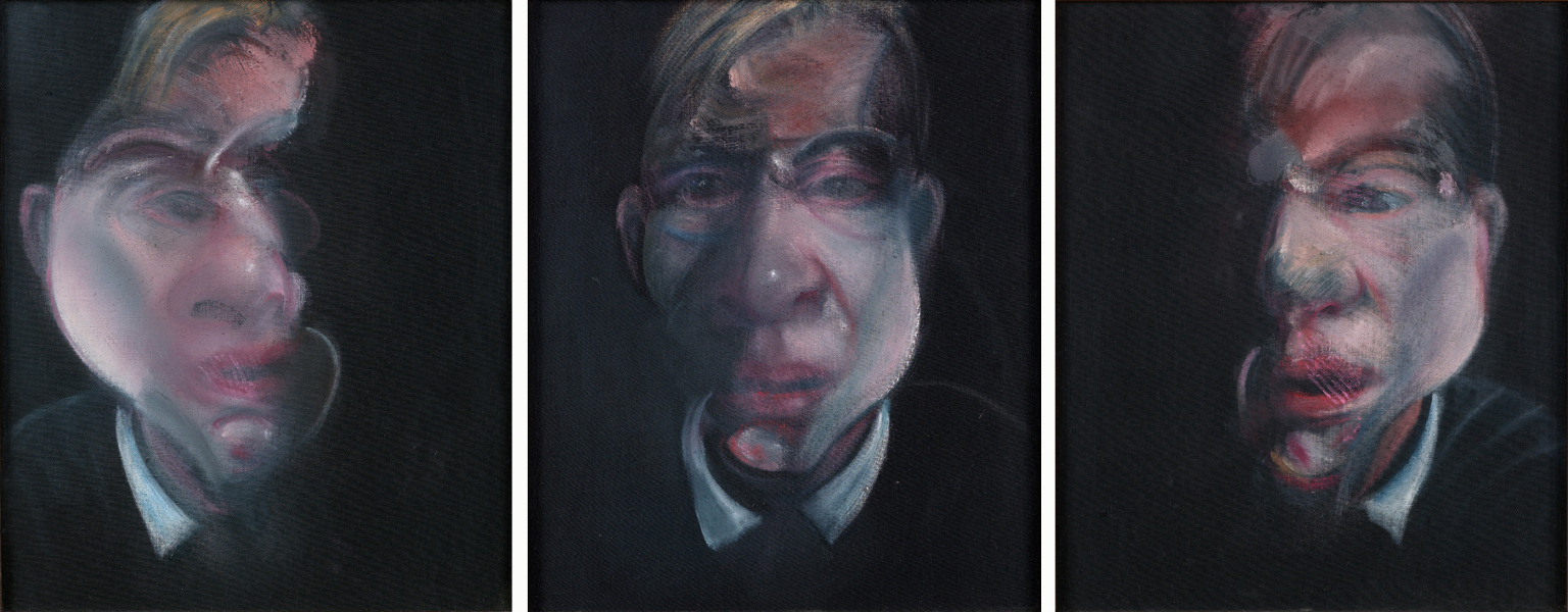 Decorative image: Francis Bacon, Three Studies for a Self-Portrait, 1979.