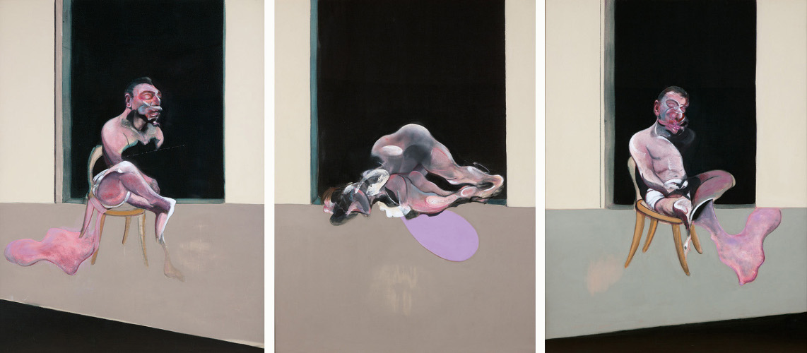 Decorative image: Francis Bacon's Triptych August 1972.
