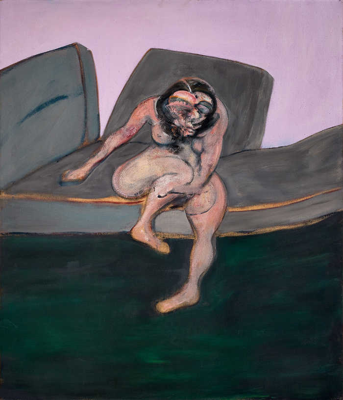 Decorative Image: Francis Bacon's oil on canvas painting Seated Woman, 1961