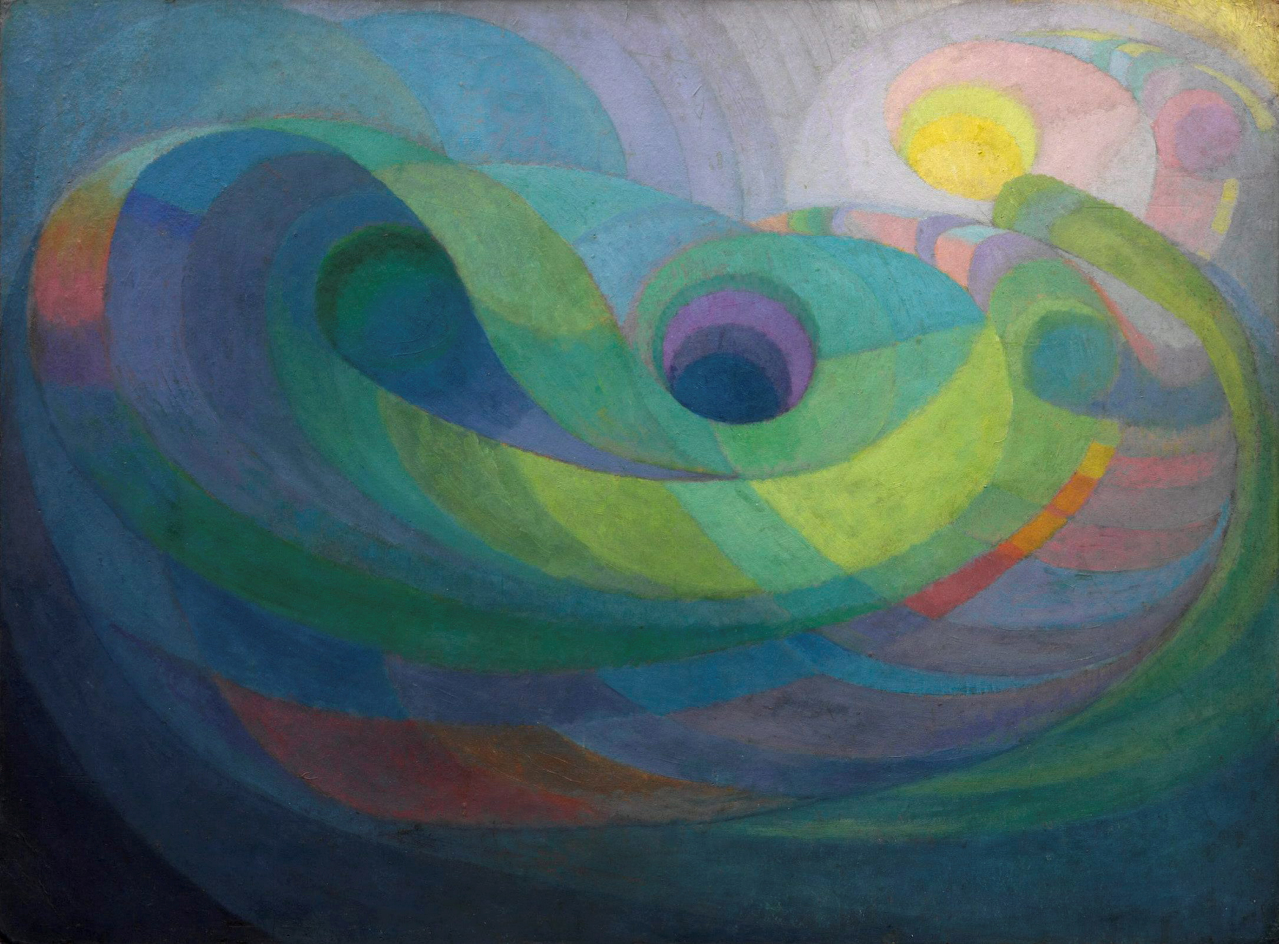 Roy de Maistre, Rhythmic composition in yellow green minor, 1919