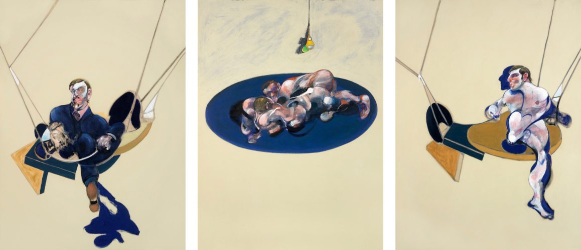 Image: Francis Bacon's oil on canvas painting: Triptych, 1970. Catalogue raisonné number 70-10.