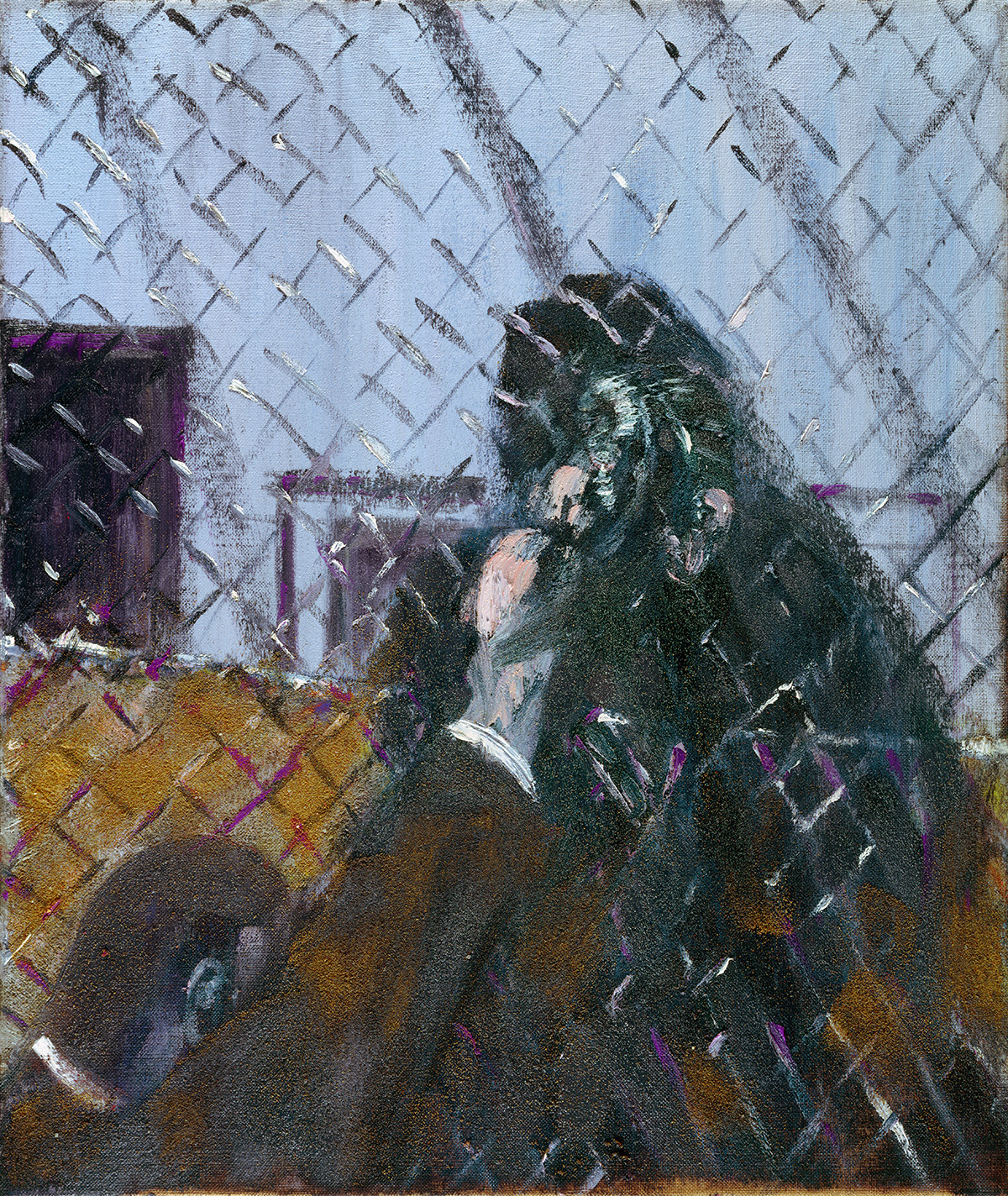 Image: Francis Bacon, Figure with Monkey, 1951. Oil on canvas. CR number 51-01. © The Estate of Francis Bacon / DACS London 2019. All rights reserved.