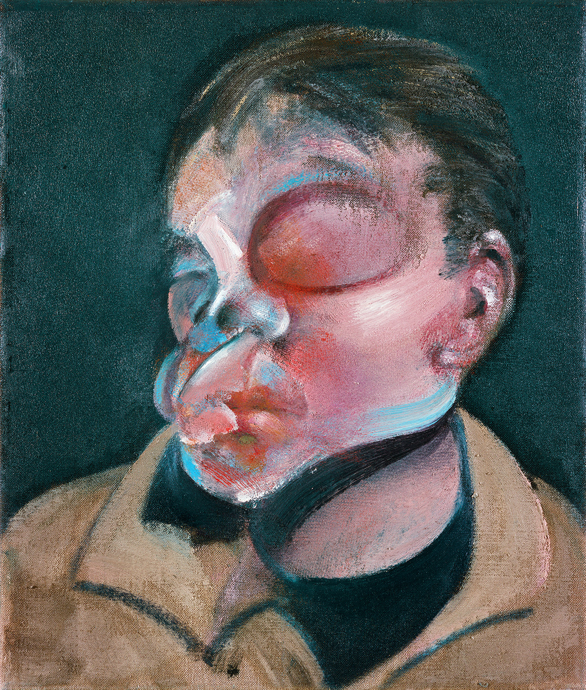 Francis Bacon, CR no 72-02. © Self- Portrait with Injured Eye, 1972. Oil on canvas.  
