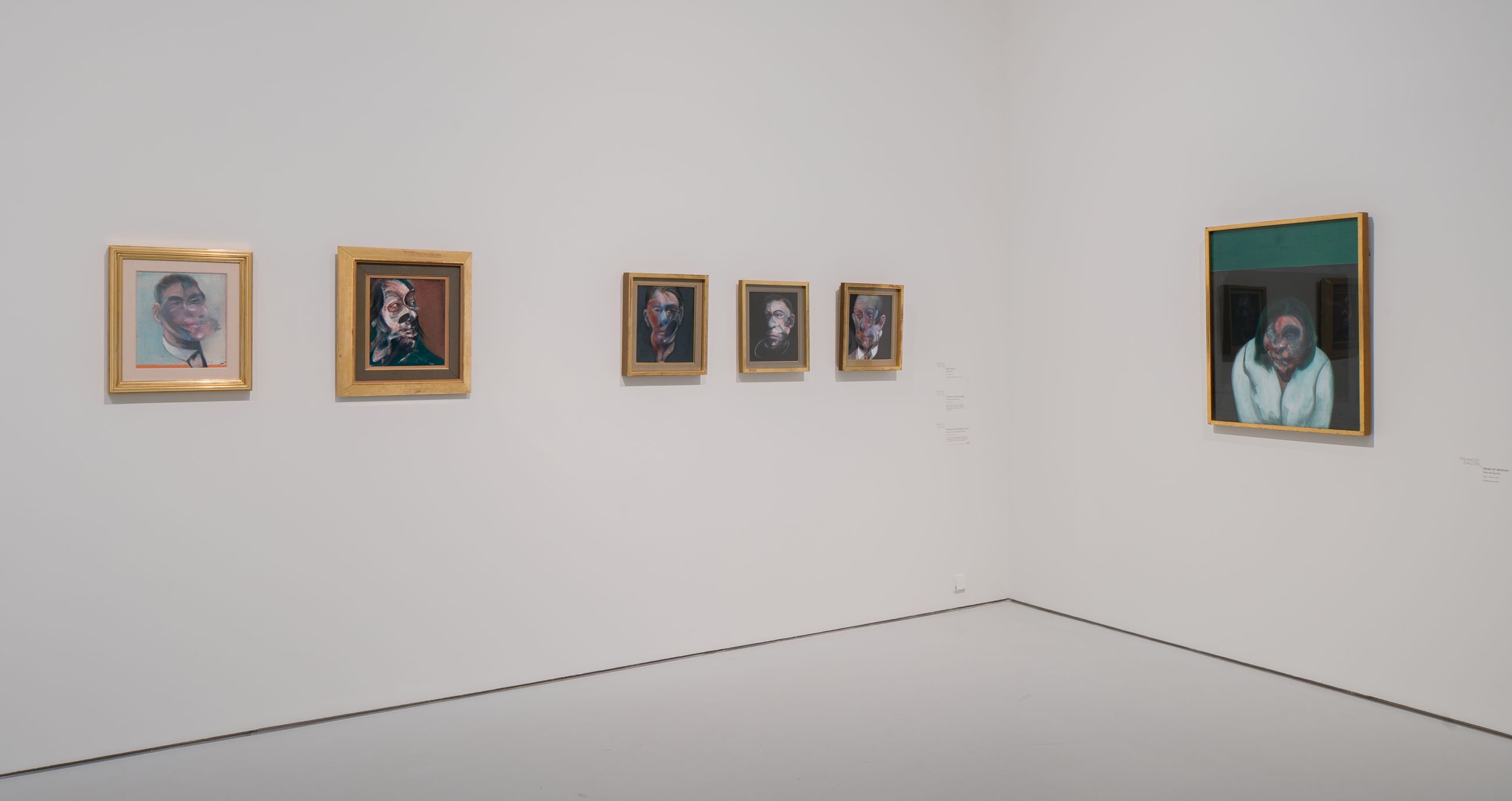 Installation shot Francis Bacon/ Bruce Nauman. Face to Face, Musée ...