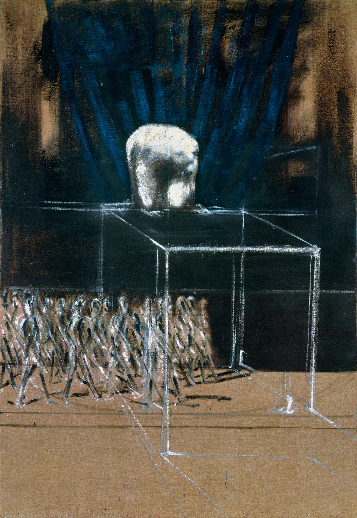 Francis Bacon, ‘Marching Figures’, 1952. Oil on canvas. CR number 52-22. © The Estate of Francis Bacon / DACS London 2020. All rights reserved.
