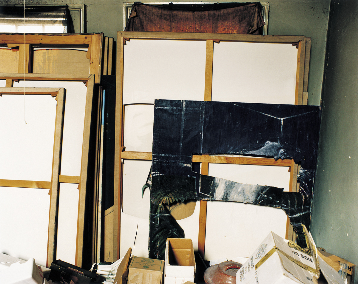 Image: Francis Bacon’s 7 Reece Mews Studio, photographed by Perry Ogden. 