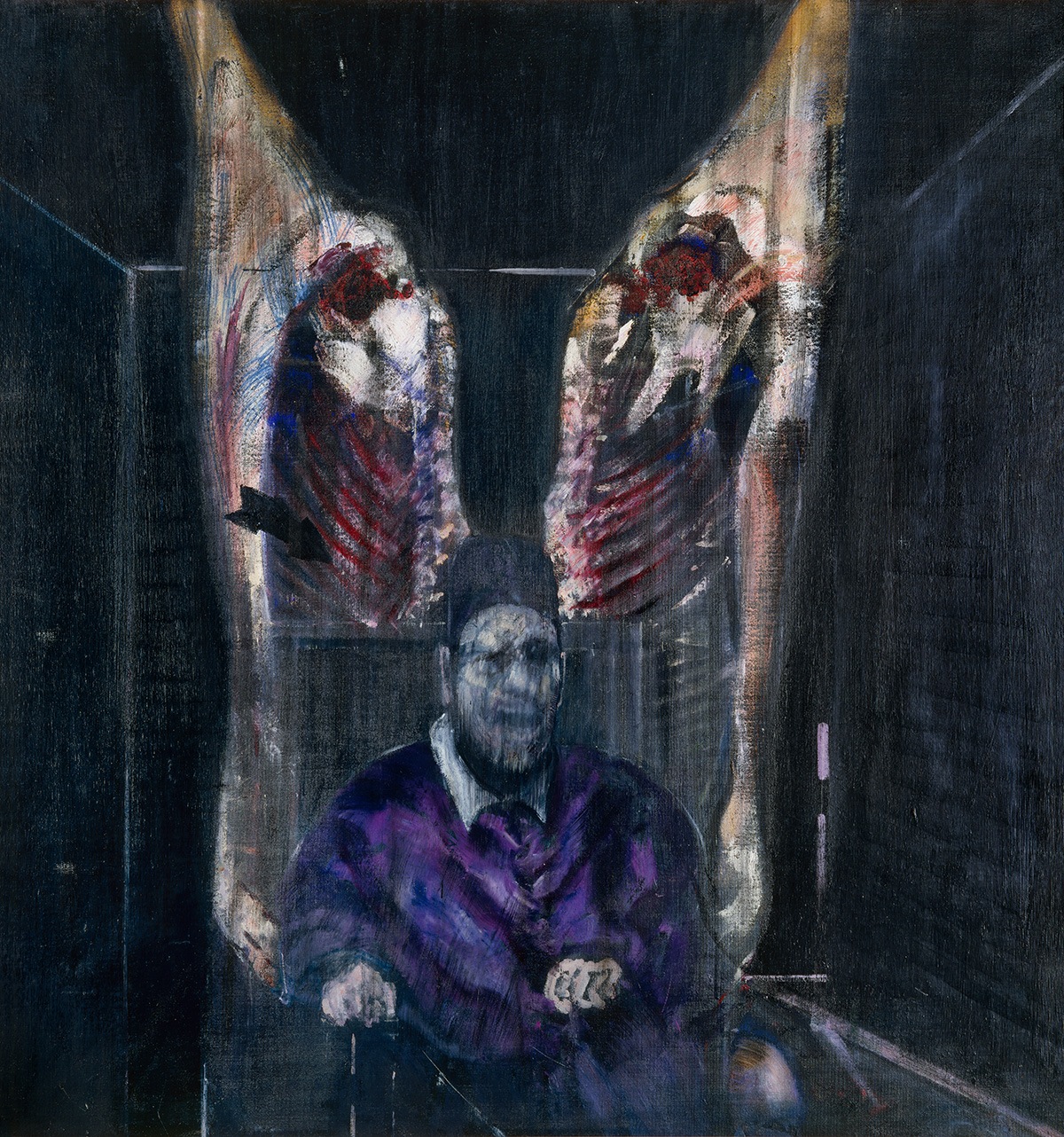 Figure with Meat, 1954. Oil on canvas. CR number 54-14. © The Estate of Francis Bacon / DACS London 2020. All rights reserved.