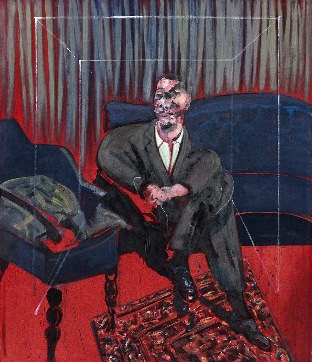 Seated Figure, 1961. Oil on canvas. CR no. 61-16. © The Estate of Francis Bacon / DACS London 2022. All rights reserved.