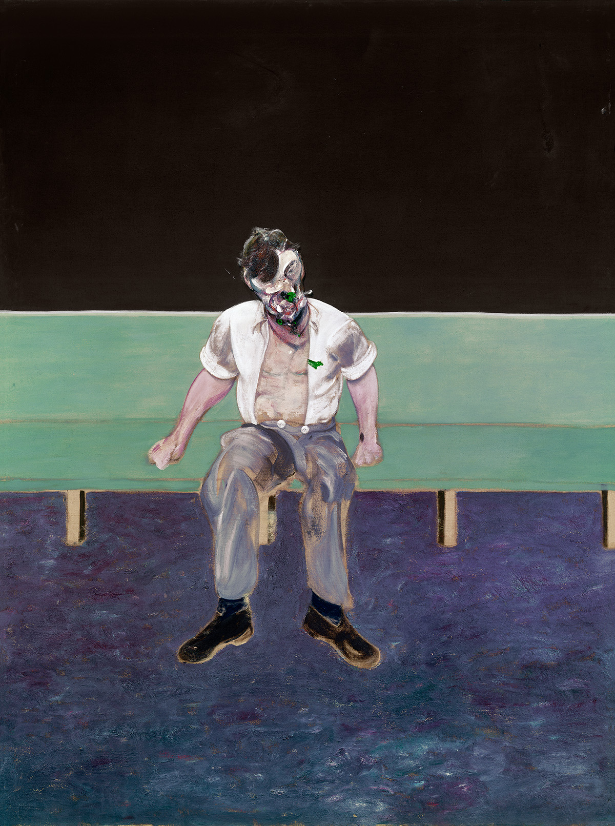Study for Portrait of Lucian Freud, 1964. Oil on canvas. CR no. 64-06. © The Estate of Francis Bacon / DACS London 2022. All rights reserved.