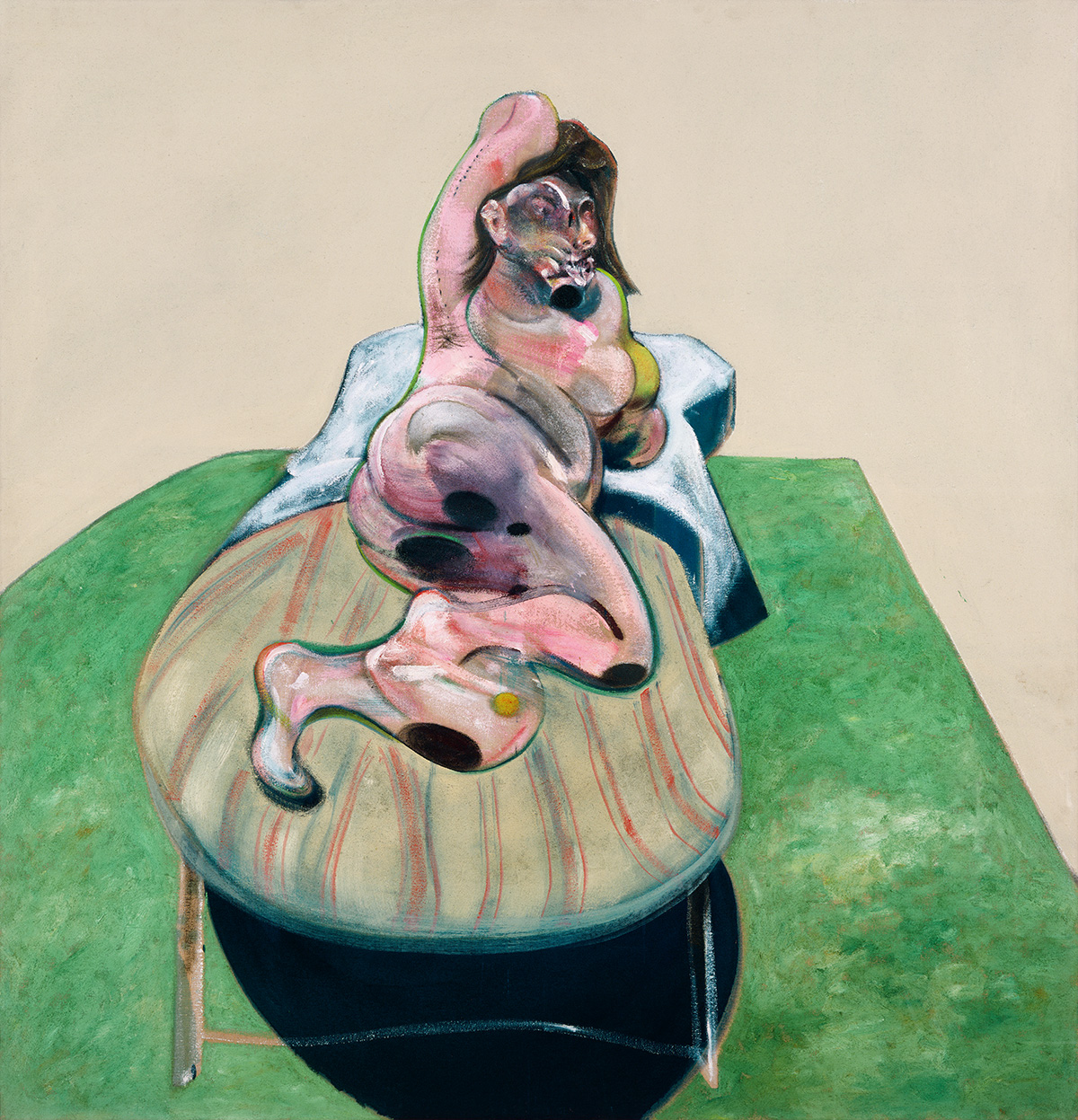Henrietta Moraes, 1966. Oil on canvas. CR no. 66-03. © The Estate of Francis Bacon / DACS London 2023. All rights reserved.