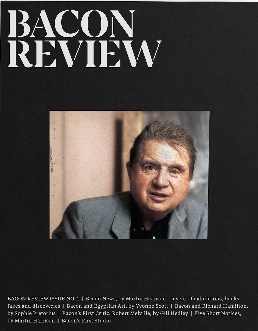Bacon Review cover image featuring a photograph of Francis Bacon