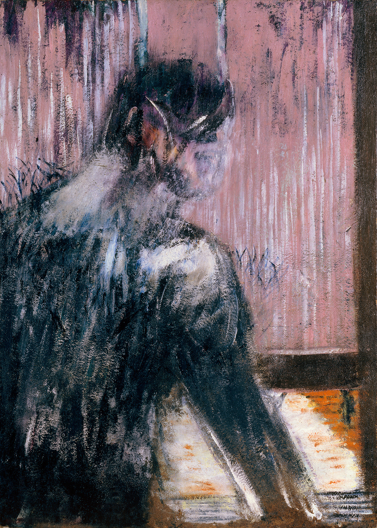 Francis Bacon, Man Standing, c.1945. Oil on fibreboard. CR number 45-03. © The Estate of Francis Bacon / DACS London 2020. All rights reserved.