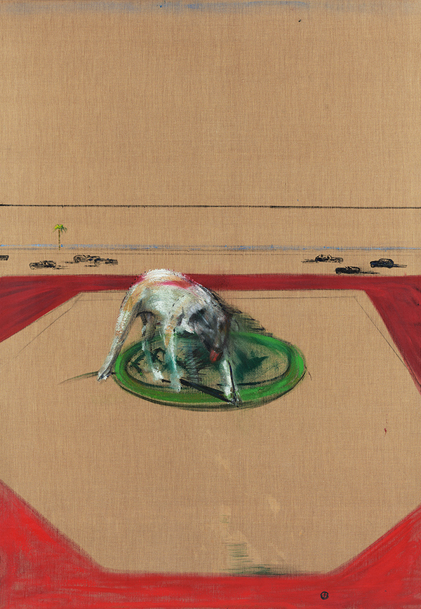 Decorative image: Francis Bacon's Dog, 1952.