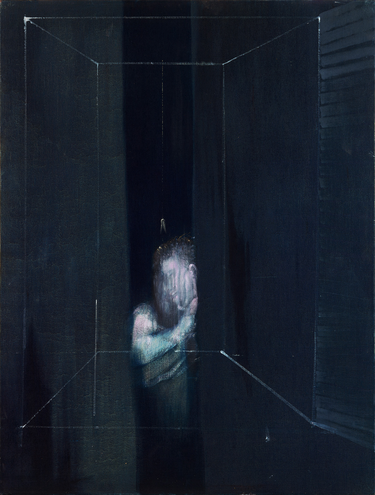 Two Figures at a Window, 1953. Oil on canvas. CR number 53-25 © The Estate of Francis Bacon / DACS London 2021. All rights reserved.