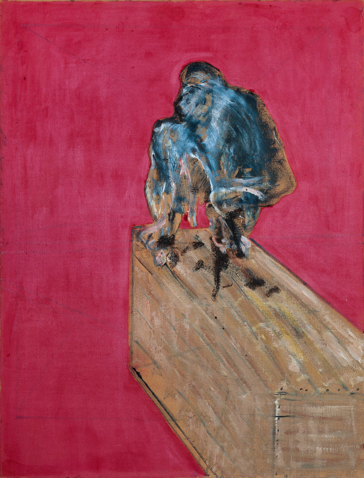 Francis Bacon, Study for Chimpanzee, 1957. Oil on canvas. CR number 57-09. © The Estate of Francis Bacon / DACS London 2019. All rights reserved.