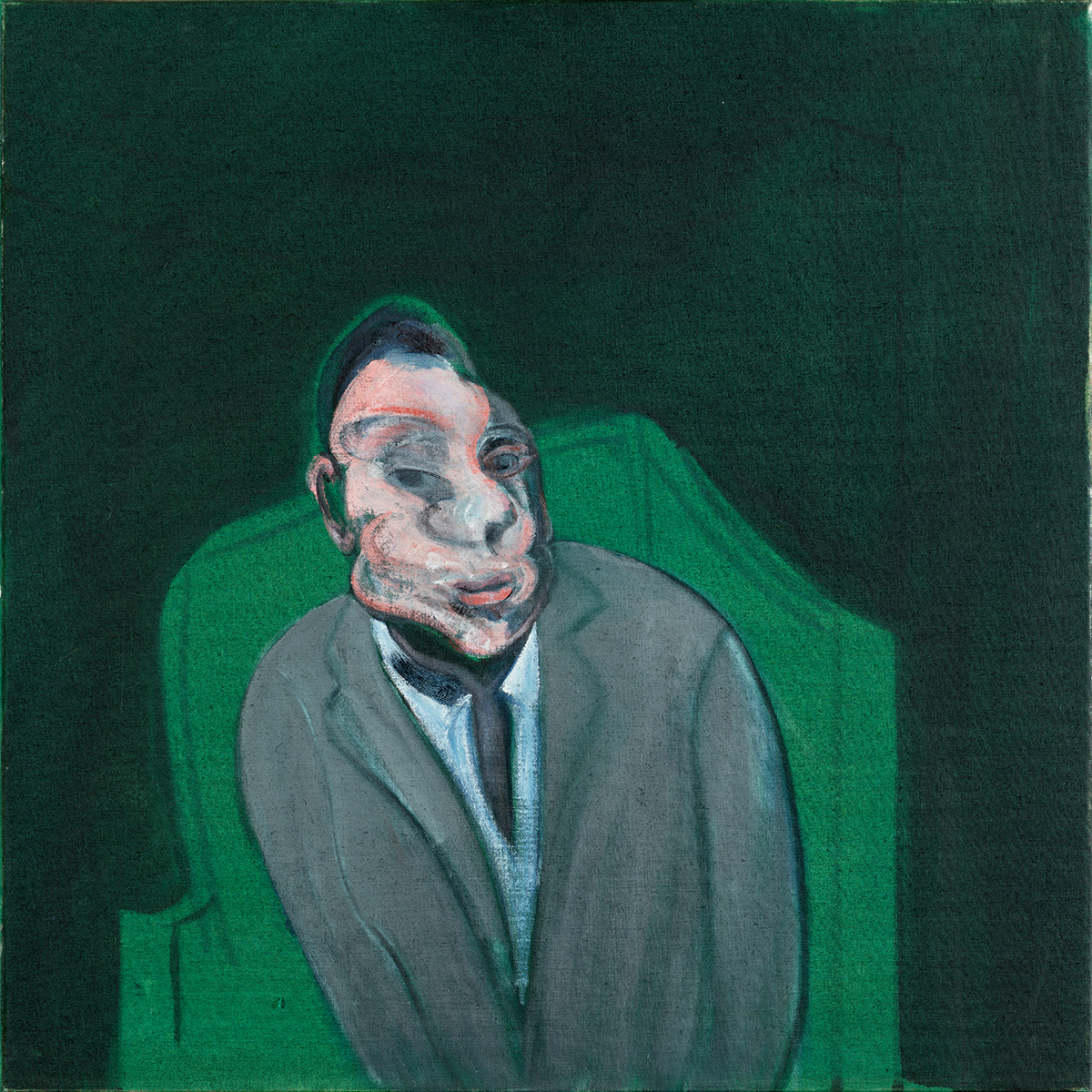 Head of a Man, 1960. Oil on canvas. CR no. 60-12. © The Estate of Francis Bacon / DACS London 2022. All rights reserved.