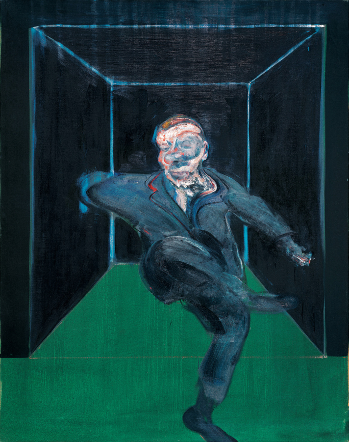 Image: Francis Bacon's oil on canvas painting: Seated Figure, 1960. Catalogue raisonné number 60-14.