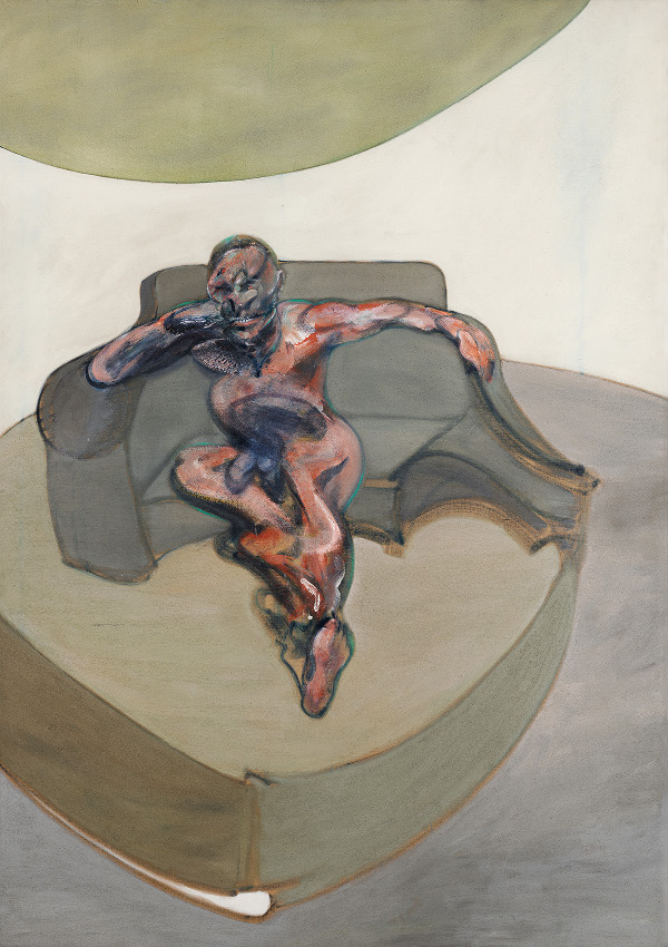 Decorative image: Francis Bacon's oil on canvas painting, Portrait, 1962.