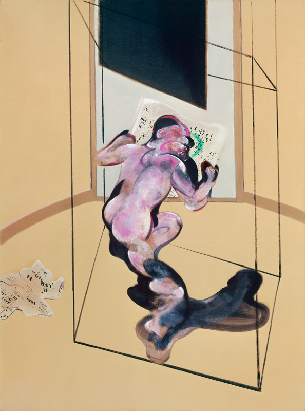 Decorative image: Francis Bacon, Figure in Movement, 1972.