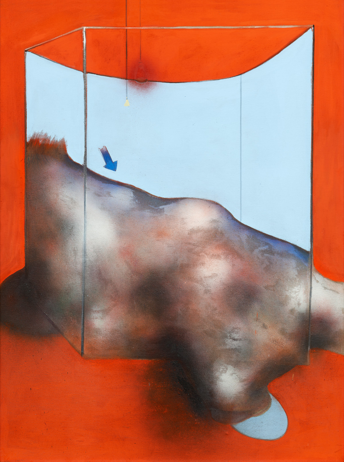 Image: Francis Bacon's oil, pastel and dust on canvas painting: Sand Dune, 1983. Catalogue Raisonné number 03-05.