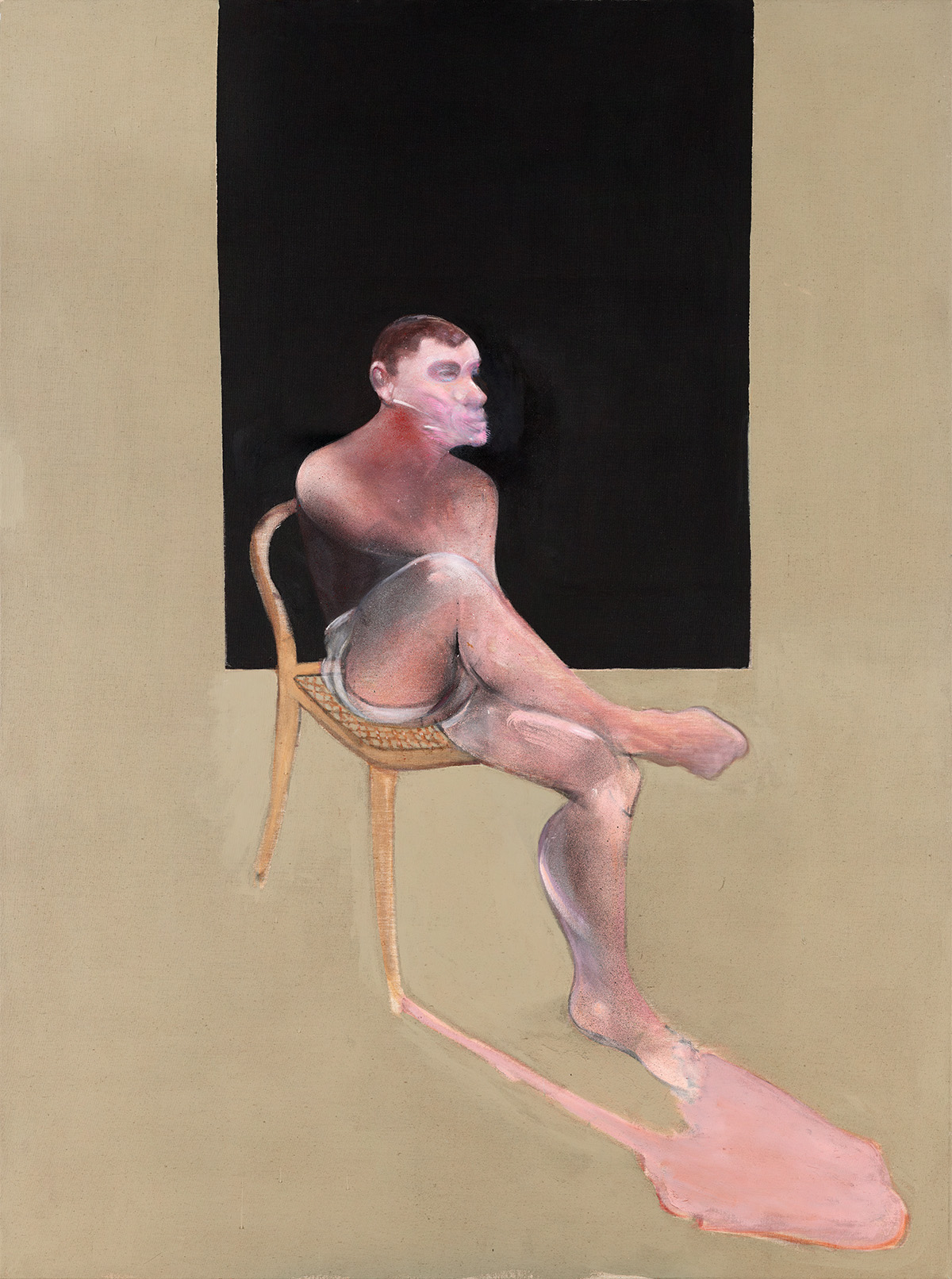 Francis Bacon, Portrait of John Edwards, 1988. Oil and aerosol paint on canvas. CR number 88-06. © The Estate of Francis Bacon / DACS London 2020. All rights reserved.