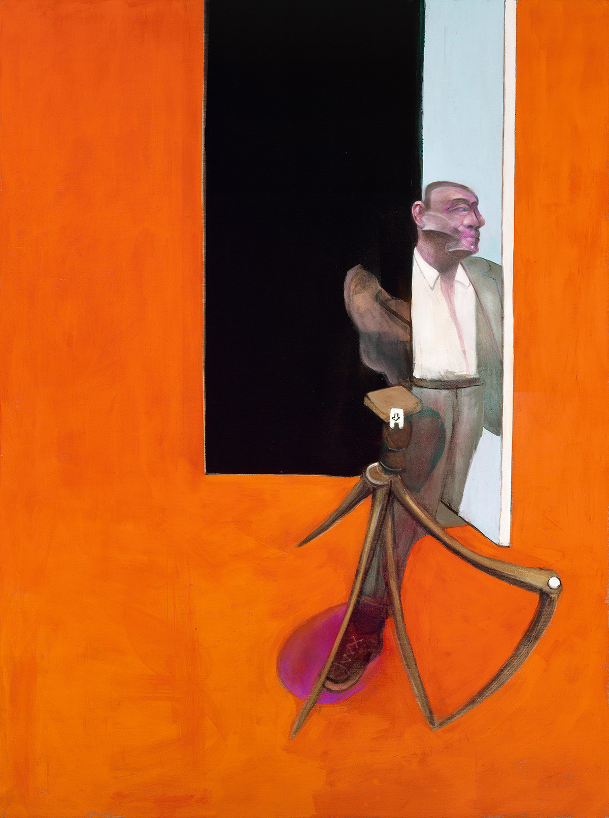 Francis Bacon, Study for a Portrait March 1991. Oil and pastel on canvas. CR number 91-01. © The Estate of Francis Bacon / DACS London 2019. All rights reserved.