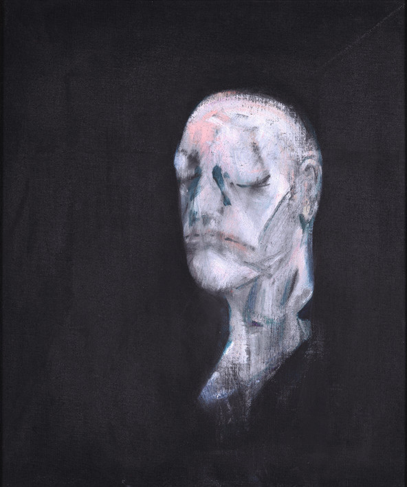 Francis Bacon, Study for Portrait II (after the Life Mask of William Blake) 1955. Oil paint on canvas. © The Estate of Francis Bacon / DACS London 2017. All rights reserved. Catalogue Raisonné Number 55-02.