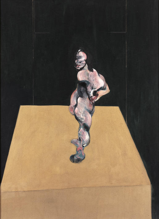 Francis Bacon, Turning Figure 1962. Oil on canvas.