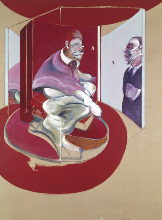 Francis Bacon, Study of Red Pope, 1962, Second Version, 1971. Oil on canvas. © The Estate of Francis Bacon / DACS London 2017. All rights reserved. Catalogue Raisonné Number 71-04.