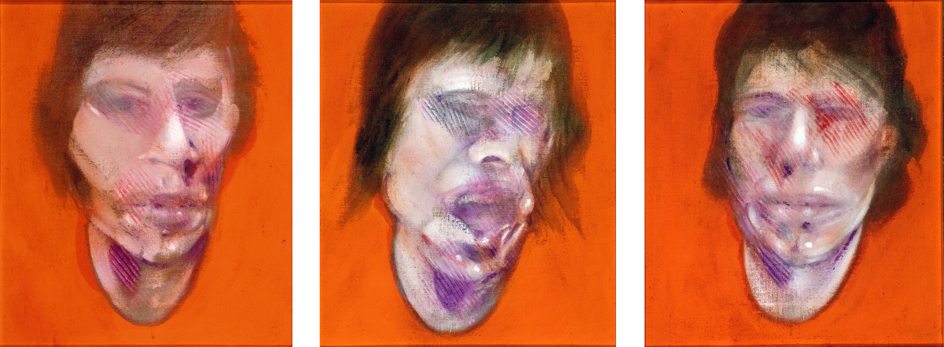 82-07 Three Studies for a Portrait (Mick Jagger), 1982